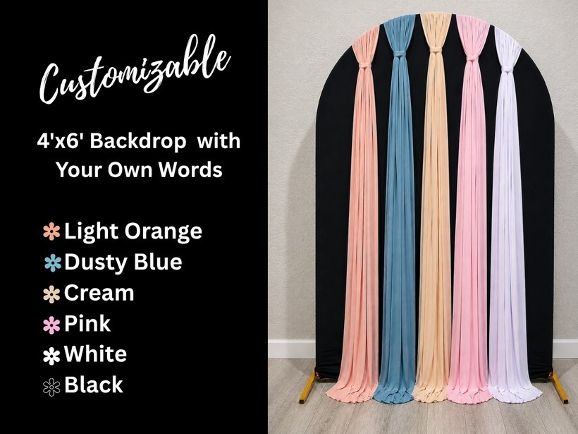 Customizable 4x6 banner backdrop bachelorette party Scottsdale