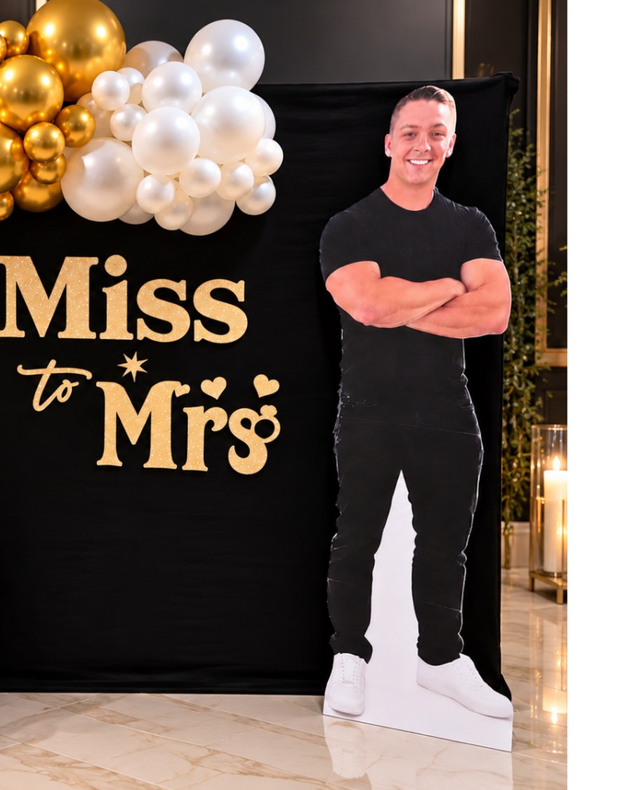 Life-size groom cutout add-on for bachelorette parties in Scottsdale AZ