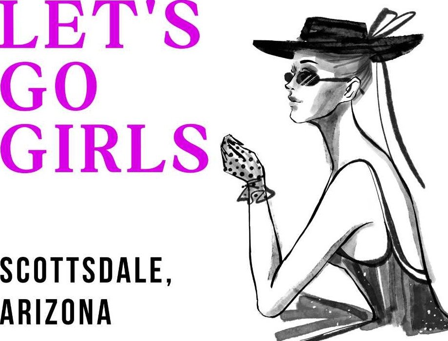 Lets Go Girls bachelorette banner Scottsdale