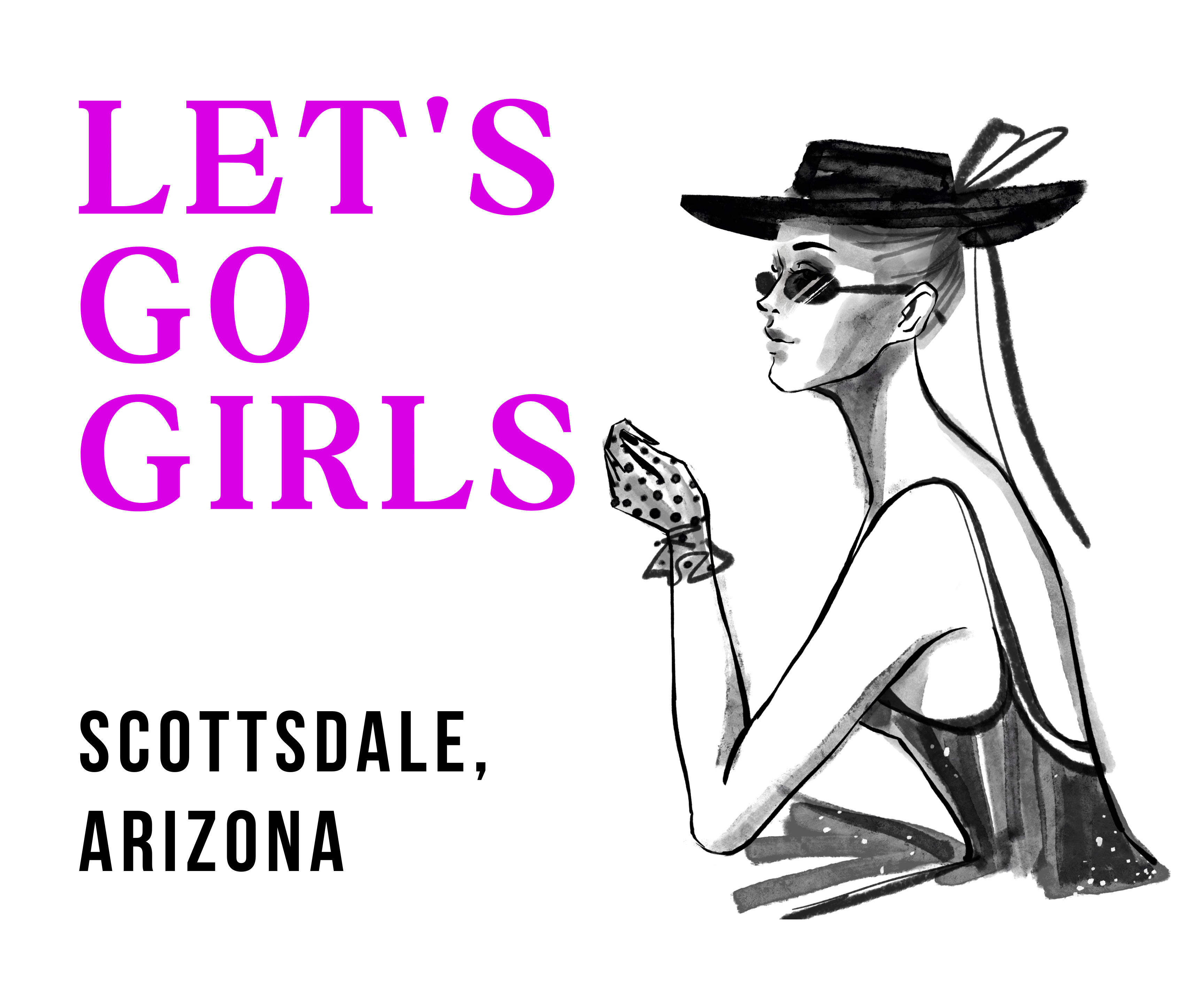 Let's Go Girls Banner