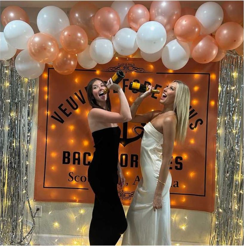 Veuve before vows bachelorette party Scottsdale AZ